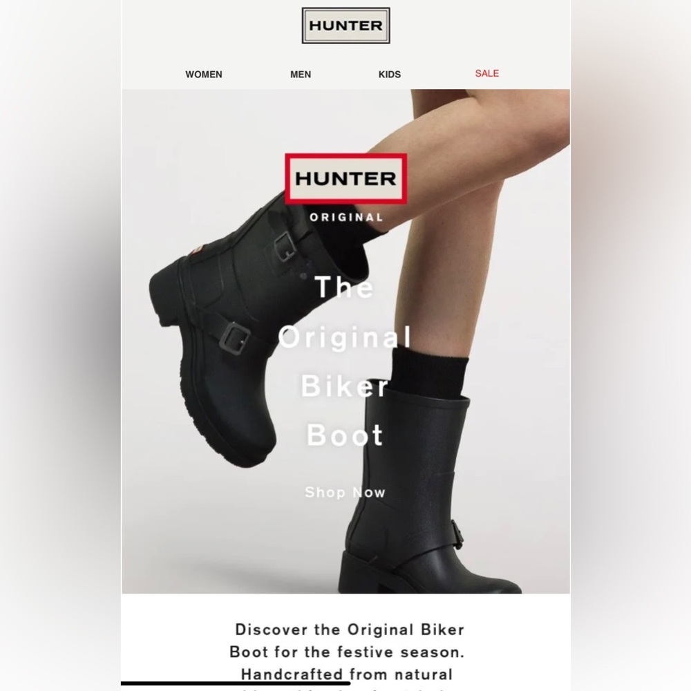 Hunter Original Biker Boots